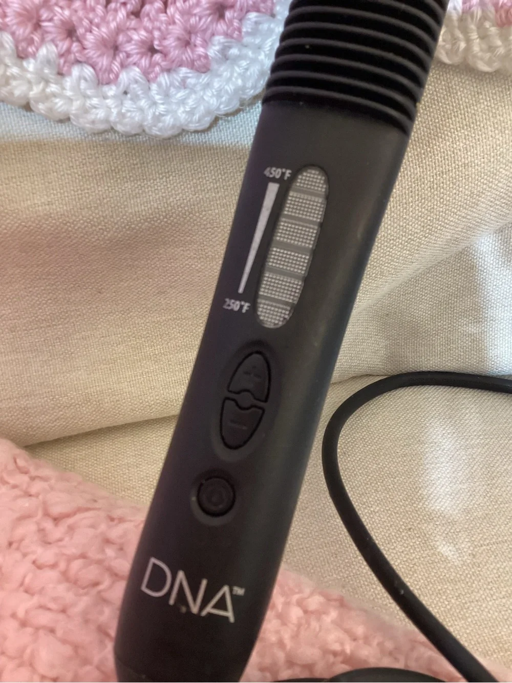 DNA Tools Black Ceramic Hair Straightening/Styling Brush